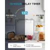 imageEUHOMY Bread Maker Machine 2LB Breadmaker with 13 Programs for 3 Loaf Sizes ampamp 3 Crust Colors Bread Machine Maker with Fruit and Nut Dispenser Nonstick Pan Dough Maker Ideal for Gifts BreadmakerBread Maker 25 Programs