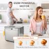 imageEUHOMY Bread Maker Machine 2LB Breadmaker with 13 Programs for 3 Loaf Sizes ampamp 3 Crust Colors Bread Machine Maker with Fruit and Nut Dispenser Nonstick Pan Dough Maker Ideal for Gifts BreadmakerBread Maker