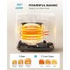 imageEUHOMY Bread Maker Machine 2LB Breadmaker with 13 Programs for 3 Loaf Sizes ampamp 3 Crust Colors Bread Machine Maker with Fruit and Nut Dispenser Nonstick Pan Dough Maker Ideal for Gifts BreadmakerBread Maker 25 Programs