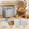 imageEUHOMY Bread Maker Machine 2LB Breadmaker with 13 Programs for 3 Loaf Sizes ampamp 3 Crust Colors Bread Machine Maker with Fruit and Nut Dispenser Nonstick Pan Dough Maker Ideal for Gifts BreadmakerBread Maker 13 Programs