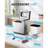 imageEUHOMY Bread Maker Machine 2LB Breadmaker with 13 Programs for 3 Loaf Sizes ampamp 3 Crust Colors Bread Machine Maker with Fruit and Nut Dispenser Nonstick Pan Dough Maker Ideal for Gifts BreadmakerNEW Bread Maker 13 Programs