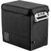 imageEUHOMY CF55 Insulated Protective Cover 59 Quart Car Refrigerator Insulated Transit Bag 12 Volt Portable Refrigerator Cover 59QT Car Fridge Freezer BlackRefrigerator