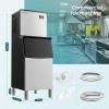 imageEUHOMY Commercial Ice Maker Machine 400Lbs24H SECOP CompressorampampETL Approval Industrial Ice Machine 250Lbs Storage Ice Ready in 815 min Stainless Steel Ice Maker for BarCafeRestaurantBusinessSilver