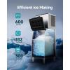 imageEUHOMY Commercial Ice Maker Machine 400Lbs24H SECOP CompressorampampETL Approval Industrial Ice Machine 250Lbs Storage Ice Ready in 815 min Stainless Steel Ice Maker for BarCafeRestaurantBusinessSilver