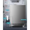 imageEUHOMY Commercial Ice Maker Machine70lbs24H36 Ice Cubes in 812 MinsUnder Counter Ice Maker with Water Filter12lbs Storage CapacityFreestanding Ice Machine for HomeBarCafeRestaurant350lbsday