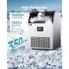 imageEUHOMY Commercial Ice Maker Machine70lbs24H36 Ice Cubes in 812 MinsUnder Counter Ice Maker with Water Filter12lbs Storage CapacityFreestanding Ice Machine for HomeBarCafeRestaurant350lbsday