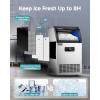 imageEUHOMY Commercial Ice Maker Machine70lbs24H36 Ice Cubes in 812 MinsUnder Counter Ice Maker with Water Filter12lbs Storage CapacityFreestanding Ice Machine for HomeBarCafeRestaurant100lbsday