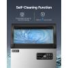imageEUHOMY Commercial Ice Maker Machine70lbs24H36 Ice Cubes in 812 MinsUnder Counter Ice Maker with Water Filter12lbs Storage CapacityFreestanding Ice Machine for HomeBarCafeRestaurant250lbsday