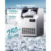 imageEUHOMY Commercial Ice Maker Machine70lbs24H36 Ice Cubes in 812 MinsUnder Counter Ice Maker with Water Filter12lbs Storage CapacityFreestanding Ice Machine for HomeBarCafeRestaurant250lbsday