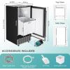imageEUHOMY Commercial Under Counter Ice Maker Machine 80 LbDay AutoCleaning ampamp 24H Timer Gravity DrainageStainless Steel Builtin Freestanding Ice Maker 24 Lb Storage Ideal for Commercial ampamp Home Use