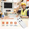 imageEUHOMY Electric Garage Heater 240V 5000 Watt Ceiling Heater with Remote Control 9Hour Timer Overheat Protection ETL Compliant Wall and Ceiling Installation for Garage Workshop and Warehouse7 500Watt