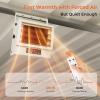 imageEUHOMY Electric Garage Heater 240V 5000 Watt Ceiling Heater with Remote Control 9Hour Timer Overheat Protection ETL Compliant Wall and Ceiling Installation for Garage Workshop and Warehouse5 000Watt