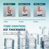 imageEUHOMY Ice Cube Maker Machine Countertop 2 Ways to Add Water 45LbsDay 24 Pcs Ready in 13 Mins SelfCleaning Portable Compact with Ice Scoop ampamp Basket Perfect for HomeKitchenOfficeBarIce Cube Maker