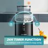 imageEUHOMY Ice Cube Maker Machine Countertop with External Water Tank 34Lbs 16Pcs Ready in 13 Mins 2 Ways to Add Water AutoCleaning with Ice Scoop ampamp Basket for HomeKitchenOfficeBar BlackBlack