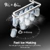 imageEUHOMY Ice Maker Countertop 9 Cubes Ready in 6 Mins 26lbs24H SelfCleaning Portable Ice Maker Machine with Carry Handle Basket and Scoop 2 Sizes of Bullet Ice for Home Kitchen Office