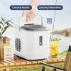 imageEUHOMY LunaArc Crescent Ice Maker Countertop 1600PcsDay Ready in 12Mins Auto Deep Cleaning Timer Portable Ice Maker Machine with Clear Ice Cubes for WhiskeyCoffeeSoft DrinksWhite