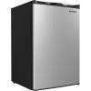 imageEUHOMY Mini Freezer Countertop11 Cubic Feet Single DoorCompact Upright Freezer with Reversible Stainless Steel Door Removable Shelves Small freezer for HomeDormsApartmentOfficeSilverSilver