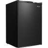 imageEUHOMY Mini Freezer Countertop11 Cubic Feet Single DoorCompact Upright Freezer with Reversible Stainless Steel Door Removable Shelves Small freezer for HomeDormsApartmentOfficeSilverBlack