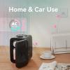 imageEUHOMY Mini Fridge 4 Liter6 Cans Small Refrigerator Portable Cooler and Warmer for Skin Care Cosmetics Beverage 4L Makeup Mini Fridge for Bedroom Car Office PinkBlack