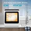 imageEUHOMY Mini Portable Dishwasher Countertop Compact Dishwashers Tabletop Small Dishwasher with 5L Builtin Water Tank with 6 Modes and Baby Care for Apartmentsampamp RVs No Hookup Needed6 Programs Dishwasher