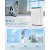 imageEUHOMY Portable Air Conditioners 12000 Btu 3 in 1 Portable Cooling AC with Dehumidifier Fan Modes Standup AC Unit with 46dB Low Noise ampamp 24H Timer Sleep Mode for Bedroom Rooms up to 550 SqFt