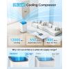 imageEUHOMY Portable Air Conditioners 8000 Btu 3 in 1 Portable Cooling AC with Dehumidifier Fan Sleep Modes AC Unit with Remote Control ampamp 24H Timer for Bedroom Rooms Apartments up to 350 SqFt12 000 BTUs with Heat