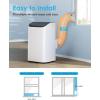 imageEUHOMY Portable Air Conditioners 8000 Btu 3 in 1 Portable Cooling AC with Dehumidifier Fan Sleep Modes AC Unit with Remote Control ampamp 24H Timer for Bedroom Rooms Apartments up to 350 SqFt12 000 BTUs with Heat