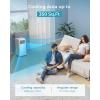 imageEUHOMY Portable Air Conditioners 8000 Btu 3 in 1 Portable Cooling AC with Dehumidifier Fan Sleep Modes AC Unit with Remote Control ampamp 24H Timer for Bedroom Rooms Apartments up to 350 SqFt8 000 BTU