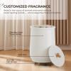 imageEUHOMY Towel Warmer Bucket 20L Large Towel Warmer for Bathroom and Spa Auto ShutOff ampamp Adjustable Timer for 20406090 mins Towel Warmer with Fragrance DiscGift for HimampampHer BlanketsWhite