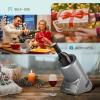 imageEUHOMY Wine Chiller Electric Portable Wine Bottle Chiller for 750ml Wine ampamp Champagne Single Bottle Wine Cooler on Patio Keep Cold Up to 1 Day  Extra Surprise for Wine LoversGray