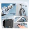 imageEuhomy 103cuft Portable Washer 88LBS Capacity Small Portable Washing Machine with 10 Programs 5 Water Levels Drain Pump and LED DisplayCompact Washer for Apartments RVs Homes Light Gray159 cuft