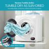 imageEuhomy 110V Portable Clothes Dryer 850W Compact Laundry Dryers 15 cuft Front Load Stainless Steel Electric Dryers Machine with Stainless Steel Tub for ApartmentRVsDormsWhite Easy Control35 CuFt