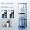 imageEuhomy Bottom Loading Water Cooler for 5 Gallons 3 Temperature SettingsColdHotWarm Child Safety Lock Water Dispenser for Apartments Schools Companies BlackSliver