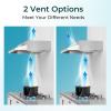imageEuhomy Ductless Under Cabinet Range Hood 30 inch with 2 Speed Exhaust Fan Kitchen Wall Mount Range Hood 300 CFM with 2W LED Light Vent Hood with Washable Filter Stainless SteelUnder Cabinet  2 Speed