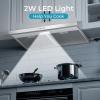 imageEuhomy Ductless Under Cabinet Range Hood 30 inch with 2 Speed Exhaust Fan Kitchen Wall Mount Range Hood 300 CFM with 2W LED Light Vent Hood with Washable Filter Stainless SteelUnder Cabinet  3 Speed