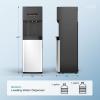 imageEuhomy SelfCleaning Bottom Loading Water Dispenser 3 TemperaturesColdHotWarm with Child Lock Display Light Suitable for Apartments Schools Companies BlackampampSilverBlacksilver