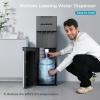 imageEuhomy SelfCleaning Bottom Loading Water Dispenser 3 TemperaturesColdHotWarm with Child Lock Display Light Suitable for Apartments Schools Companies BlackampampSilverBlacksilver