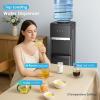 imageEuhomy SelfCleaning Bottom Loading Water Dispenser 3 TemperaturesColdHotWarm with Child Lock Display Light Suitable for Apartments Schools Companies BlackampampSilverBlack