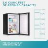 imageEuhomy Upright freezer 30 Cubic Feet Single Door Compact Mini Freezer with Reversible Door Small freezer for HomeDormsApartmentOffice BlackBlack