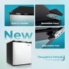 imageEuhomy Upright freezer 30 Cubic Feet Single Door Compact Mini Freezer with Reversible Door Small freezer for HomeDormsApartmentOffice BlackSilver