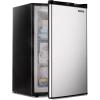 imageEuhomy Upright freezer 30 Cubic Feet Single Door Compact Mini Freezer with Reversible Door Small freezer for HomeDormsApartmentOffice BlackSilver