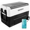 imageEUHOMY 12 Volt Refrigerator 58QT55L 12V Fridge Electric Cooler 1224V DC 120240V AC 468 12V Freezer Removable Divider Car Fridge For Camping RV Travel Fishing Outdoor48QT