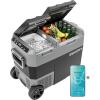 imageEUHOMY 12 Volt Refrigerator with Ice Maker 48QT45L Electric Cooler Usable Battery Dual Zone Car Refrigerator APP Control 12V Fridge 1224V DC 110240V AC for Camping Travel Outdoor HomeRefrigeratorIce Maker