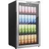 imageEUHOMY 24 Inch Under Counter Double Drawer Fridge Weather Proof Stainless Steel Outdoor Beverage Refrigerator for Patio Builtin Beverage Fridge for Home ampamp Commercial Use Stainless Steel Silver32 CuFt Beverage Refrigerator
