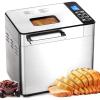 imageEUHOMY Bread Maker Machine 2LB Breadmaker with 13 Programs for 3 Loaf Sizes ampamp 3 Crust Colors Bread Machine Maker with Fruit and Nut Dispenser Nonstick Pan Dough Maker Ideal for Gifts BreadmakerNEW Bread Maker 13 Programs