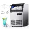 imageEUHOMY Commercial Ice Maker Machine70lbs24H36 Ice Cubes in 812 MinsUnder Counter Ice Maker with Water Filter12lbs Storage CapacityFreestanding Ice Machine for HomeBarCafeRestaurant250lbsday