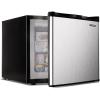 imageEUHOMY Mini Freezer Countertop11 Cubic Feet Single DoorCompact Upright Freezer with Reversible Stainless Steel Door Removable Shelves Small freezer for HomeDormsApartmentOfficeSilverSilver