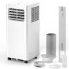 imageEUHOMY Portable Air Conditioners 10000 Btu 3 in 1 Portable Cooling AC with Dehumidifier Fan Sleep Modes AC Unit with Remote Control ampamp 24H Timer for Bedroom Rooms Apartments up to 450 SqFtWhite10 000 BTU