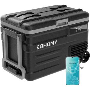 imageEUHOMY 12 Volt Refrigerator 80QT75L 12V Fridge Electric Cooler APP Control Car Fridge 1224V DC 110240V AC Car Refrigerator 068 12 Volt Cooler for Camping Trip Truck Boating Outdoor49QT