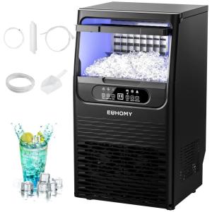 imageEUHOMY Commercial Ice Maker Machine70lbs24H36 Ice Cubes in 812 MinsUnder Counter Ice Maker with Water Filter12lbs Storage CapacityFreestanding Ice Machine for HomeBarCafeRestaurant70lbsday